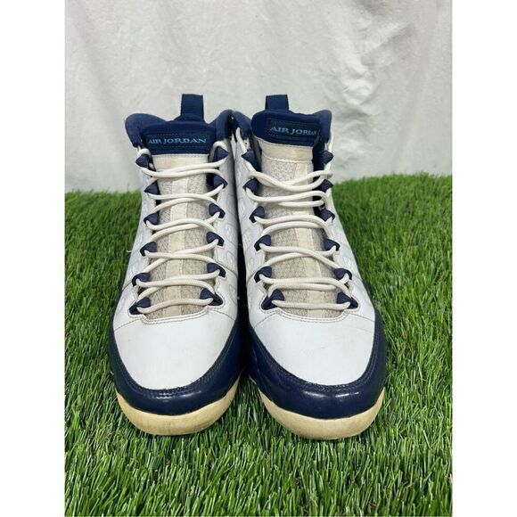 Nike Air Jordan 9 Retro UNC size 8.5 302370-145 OG IX Pearl Blue - Picture 2 of 9